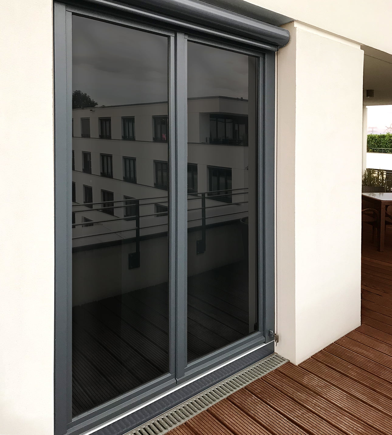 Spiegelfolie 3,28€/m² Selbstklebend Sonnenschutz Fenster