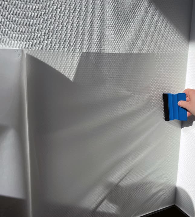 transparente Wandschutzfolie matt, glänzend, als Elefantenhaut  Wandschutzfolie