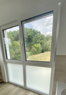 4,95€/m² Fensterfolie Sichtschutz Klebefolie Fenster Bad Milchglas